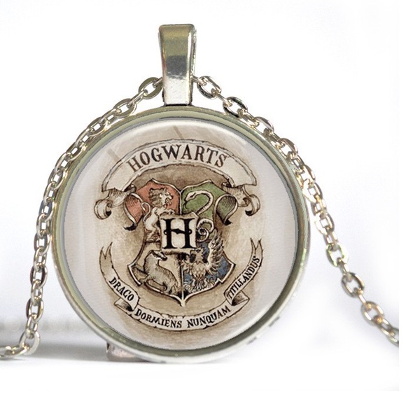 Jewelry - Harry Potter Hogwarts Vintage House Crest Pendant
